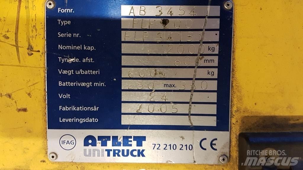 Atlet PLP200 Nízkozdvižný vozík