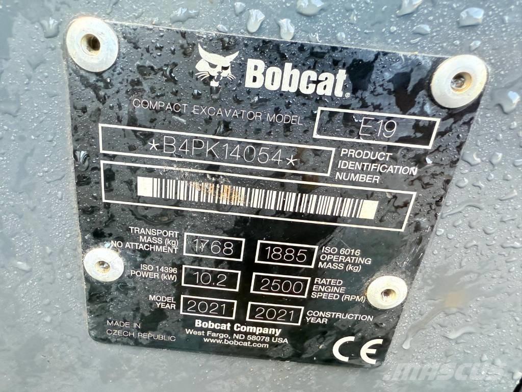 Bobcat E 19 Mini rýpadla < 7t