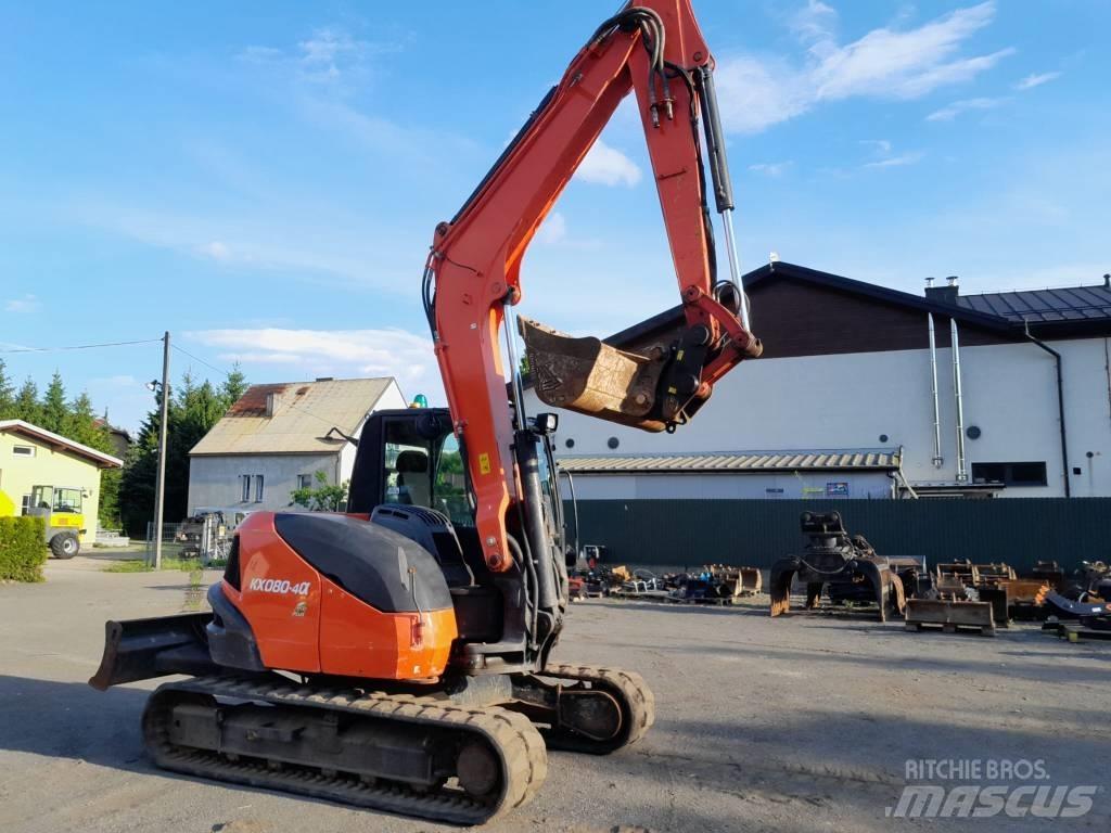 Kubota KX 080-4 Midi rýpadla 7t - 12t