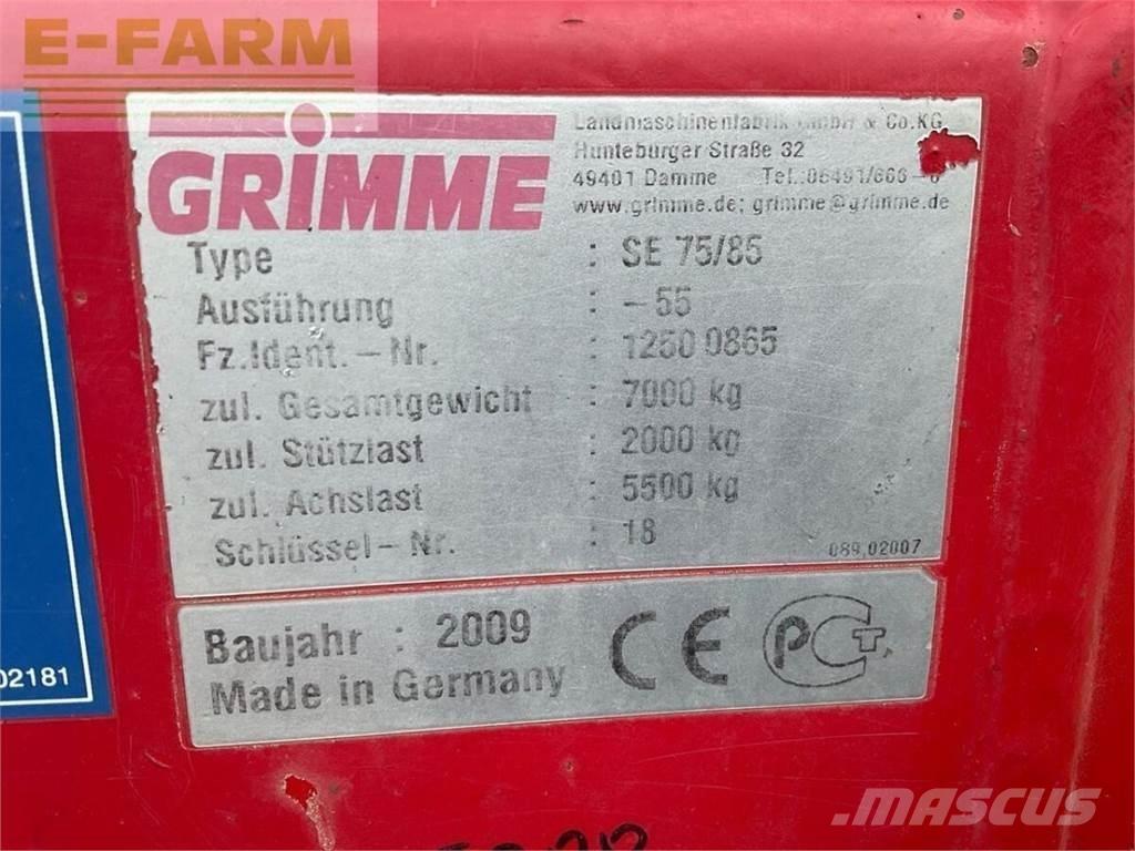 Grimme se 85-55 Bramborové kombajny / sklízeče