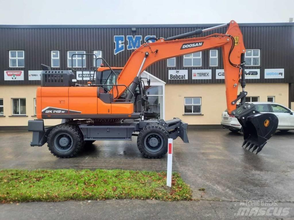 Doosan Dx140W-7 Kolová rýpadla