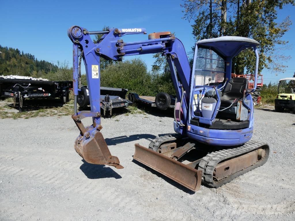 Komatsu PC20UU-3 Mini rýpadla < 7t