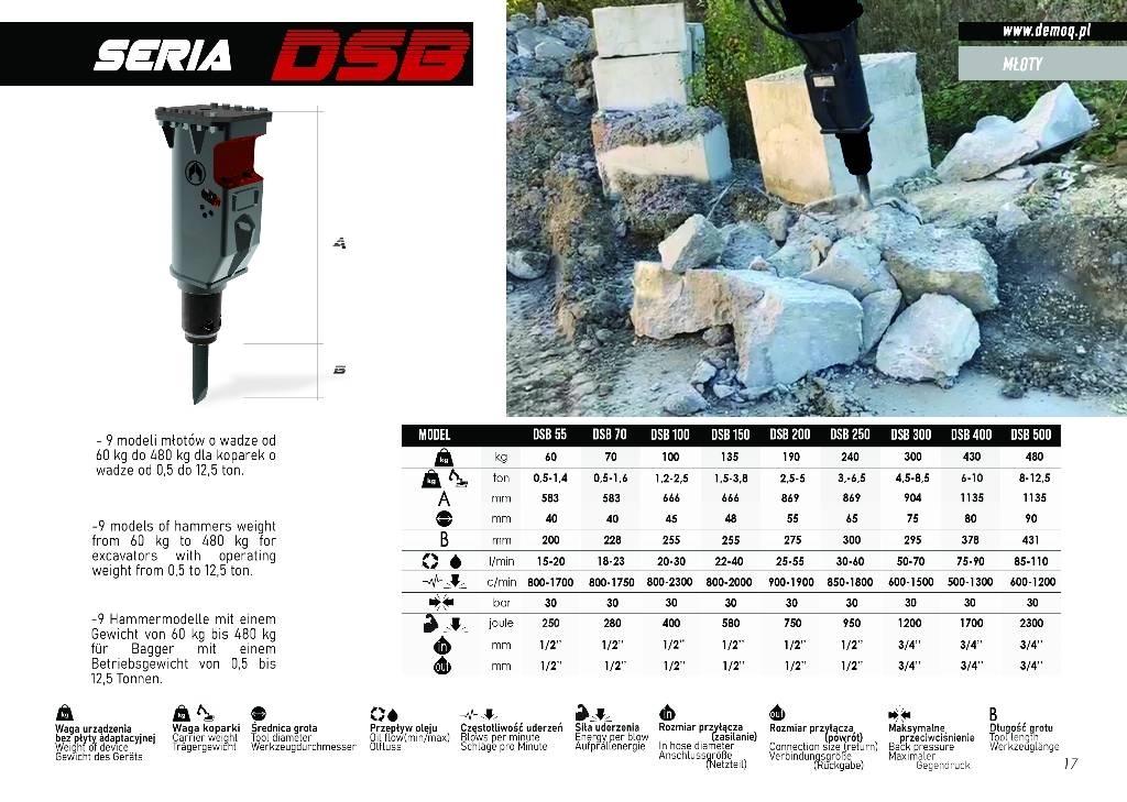 DEMOQ DSB400 Bourací kladiva / Sbíječky