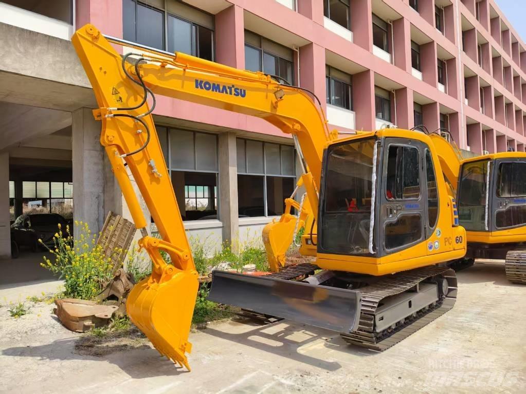Komatsu PC 60 Pásová rýpadla