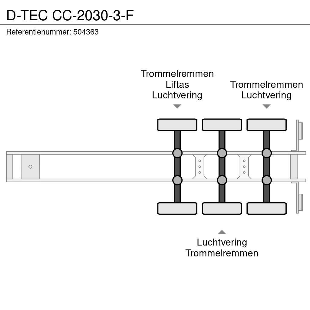 D-tec CC-2030-3-F Kontejnerové návěsy
