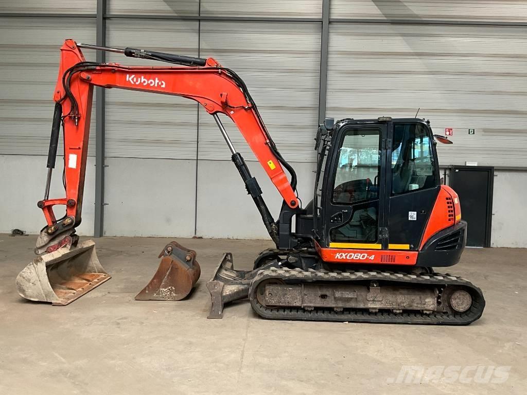 Kubota KX 080-4 Midi rýpadla 7t - 12t