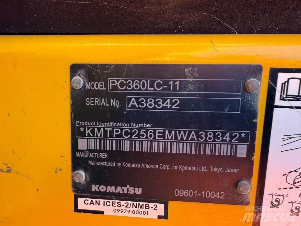 Komatsu PC360LC-11 Pásová rýpadla