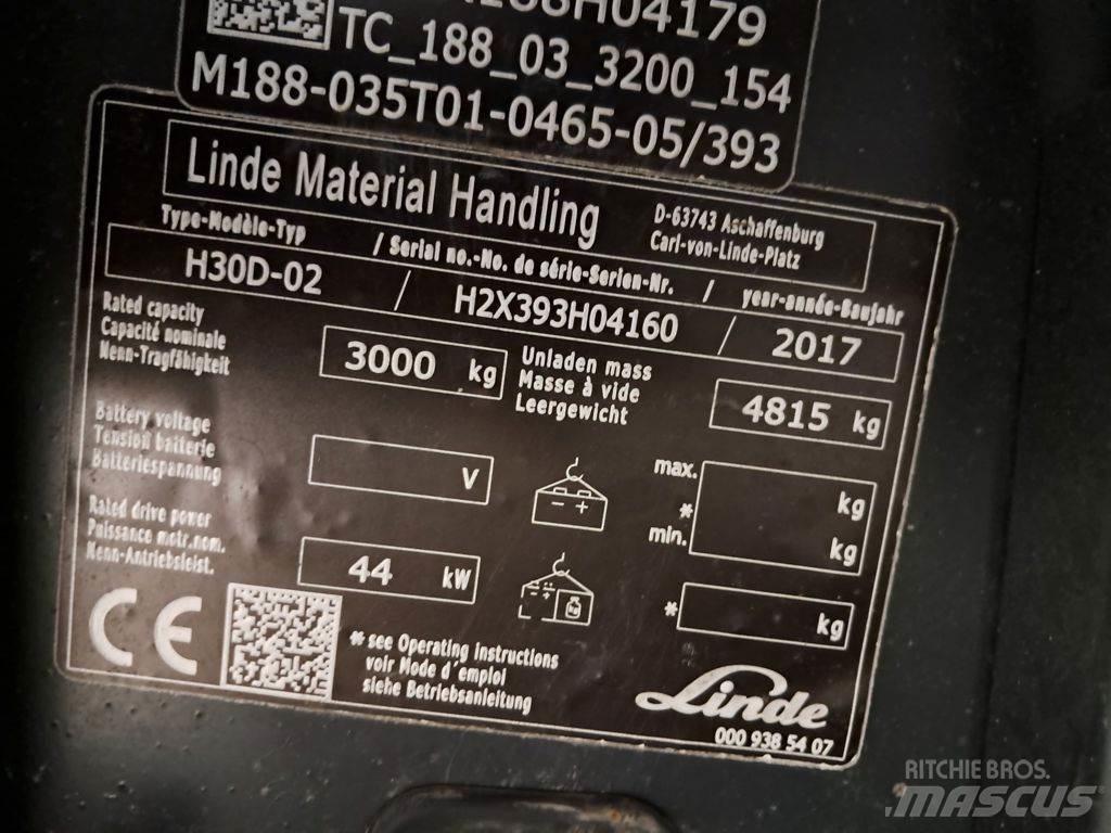 Linde H30D-02 Dieselové vozíky