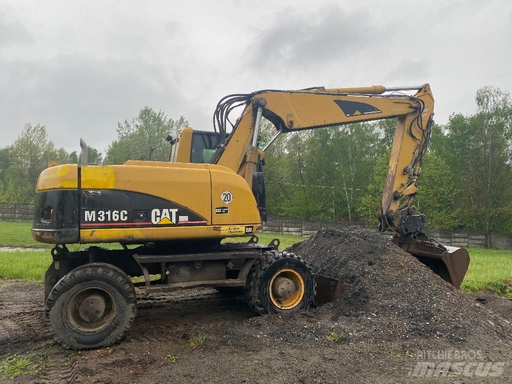 CAT M 316 C Kolová rýpadla