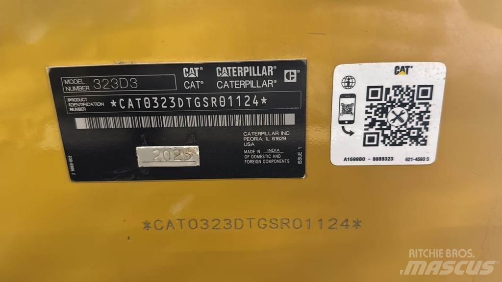 CAT 323D3 Speciální bagry