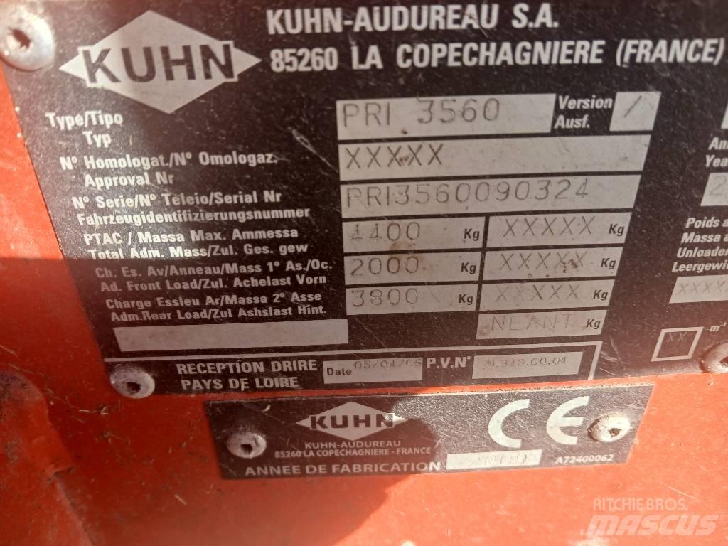 Kuhn Primor 3560 Drtiče a řezače balíků