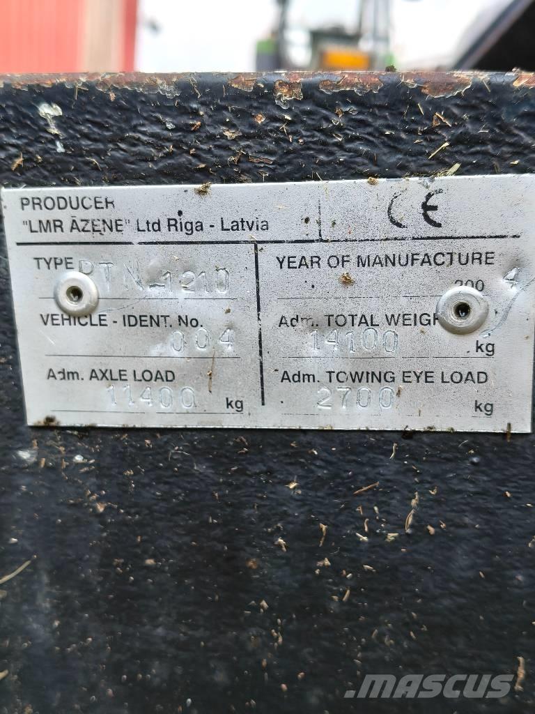 Tempo PTN-1210 Rozmetadla chlévské mrvy