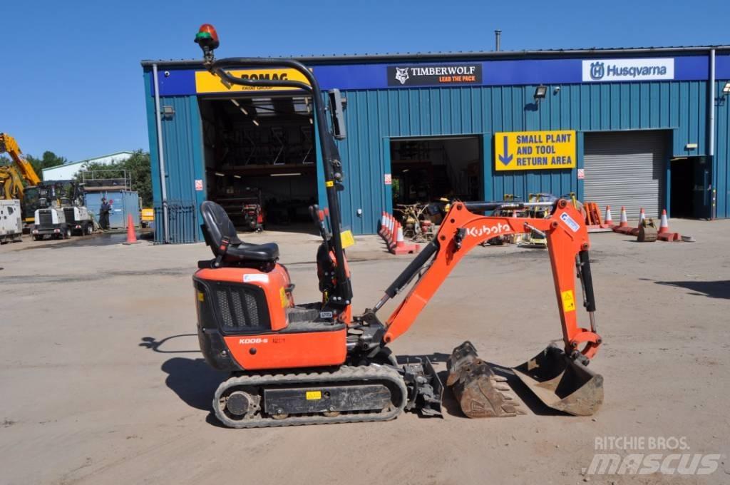 Kubota K 008-5 Mini rýpadla < 7t