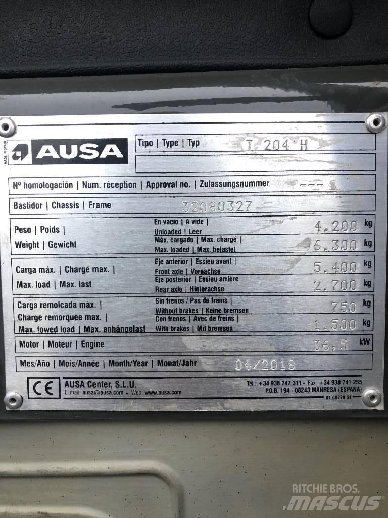 Ausa T 204 H Teleskopické manipulátory