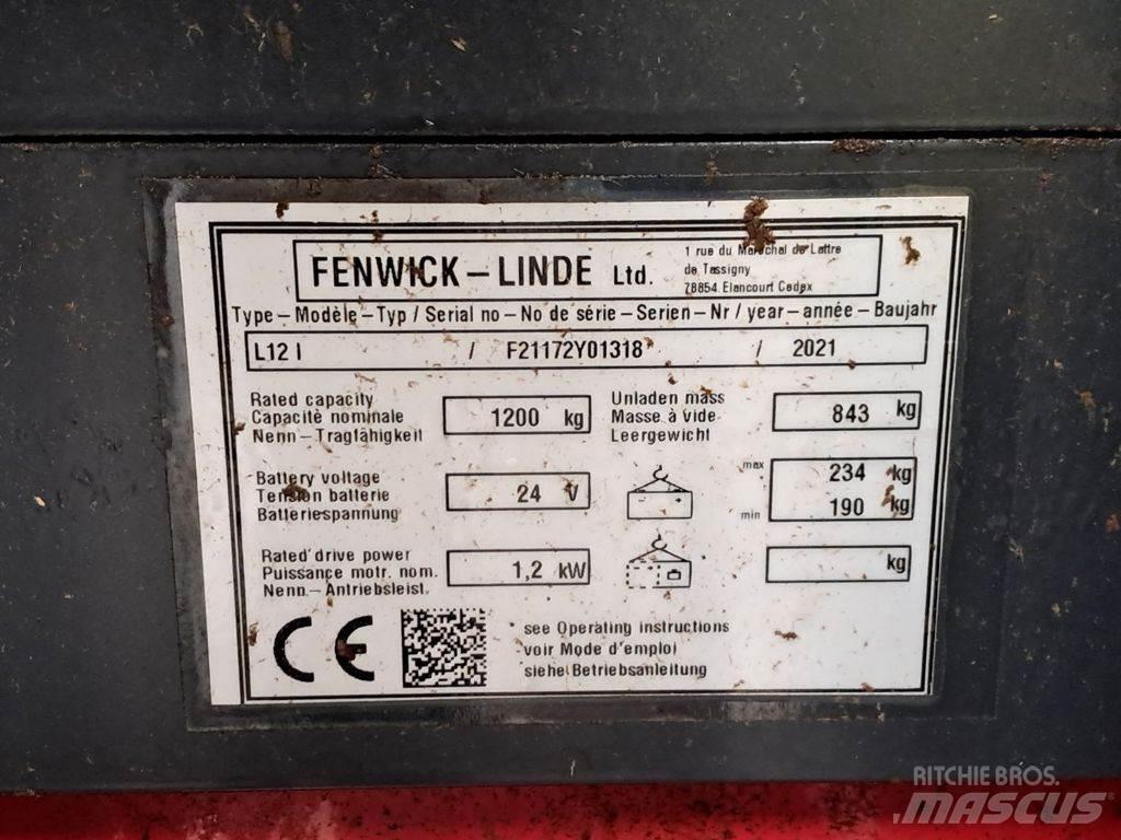 Linde L12I Ručně vedené vysokozdvižné vozíky
