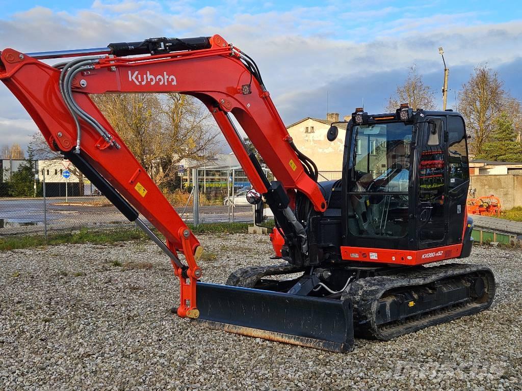 Kubota KX 080-4 Midi rýpadla 7t - 12t
