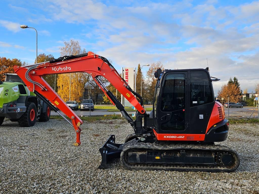 Kubota KX 080-4 Midi rýpadla 7t - 12t