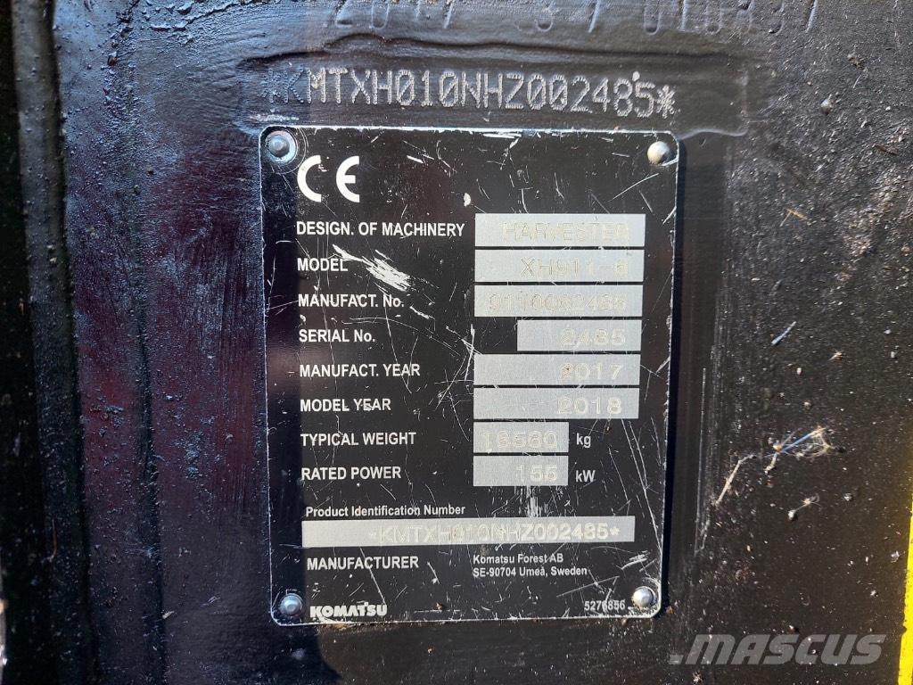 Komatsu 911 Harvestory