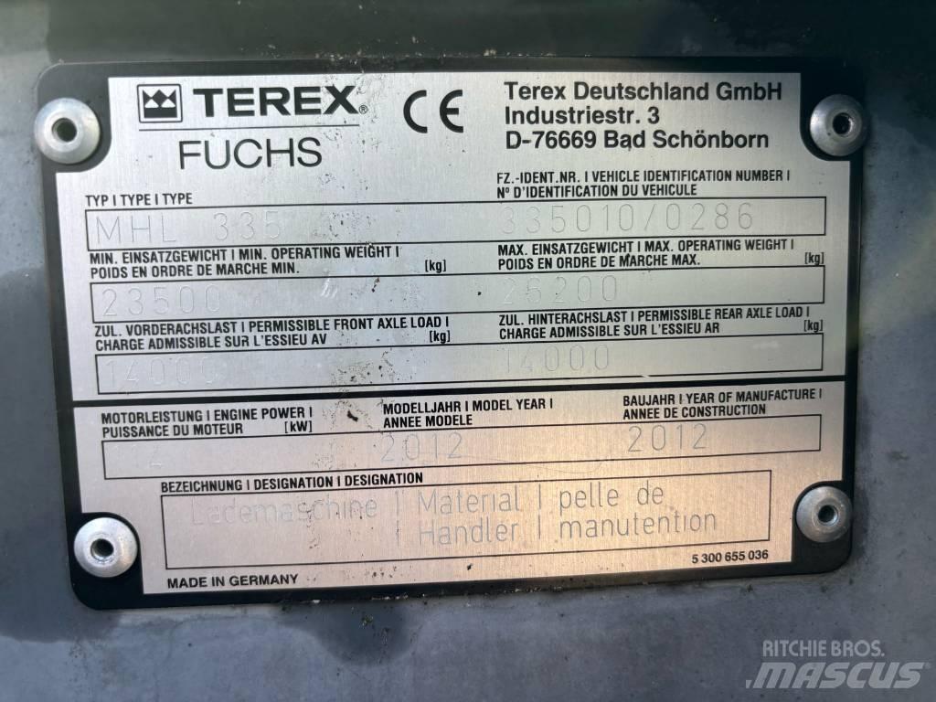 Fuchs MHL 335 Stroje pro manipulaci s odpadem