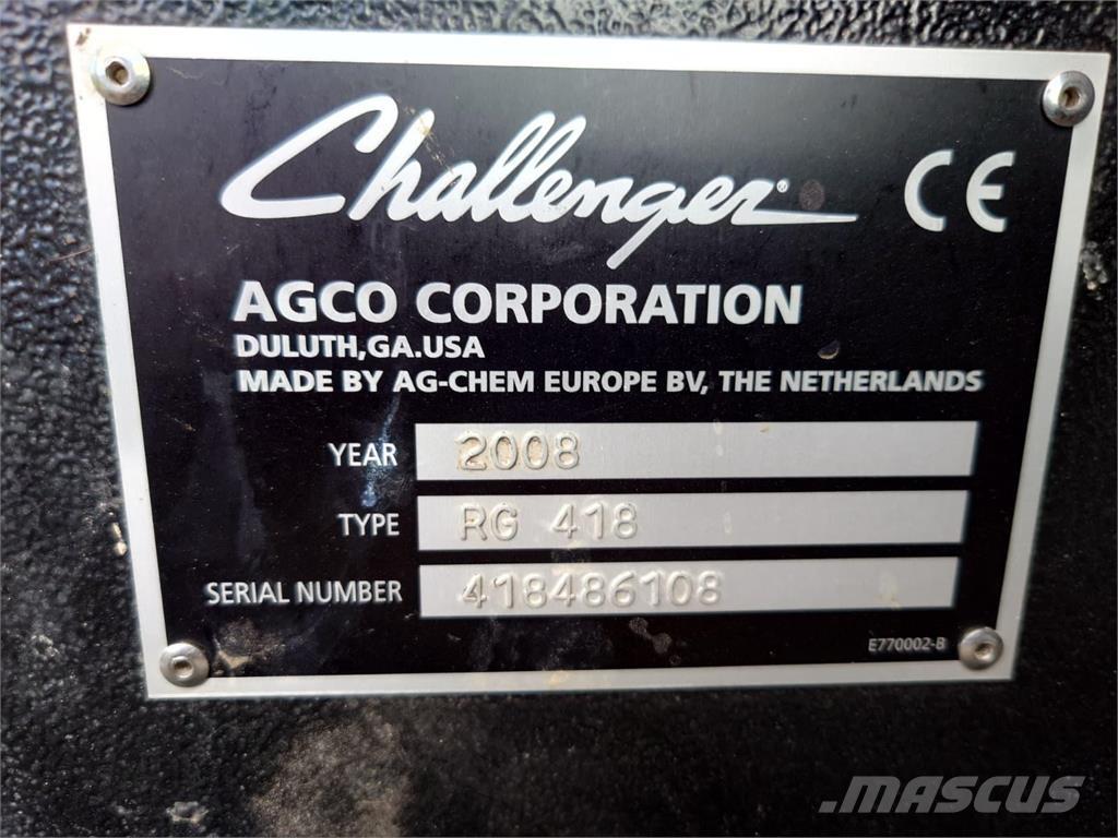 Challenger RG418 Samohybné postřikovače