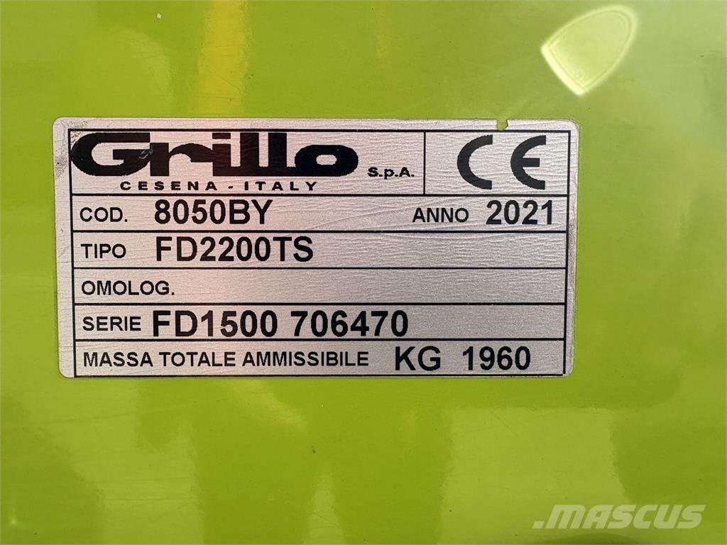 Grillo FD2200TS Samojízdné sekačky