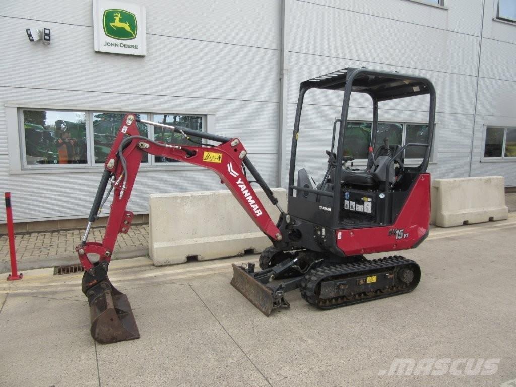 Yanmar SV15VT Pásová rýpadla