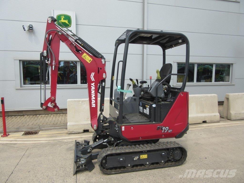 Yanmar SV19VT Pásová rýpadla