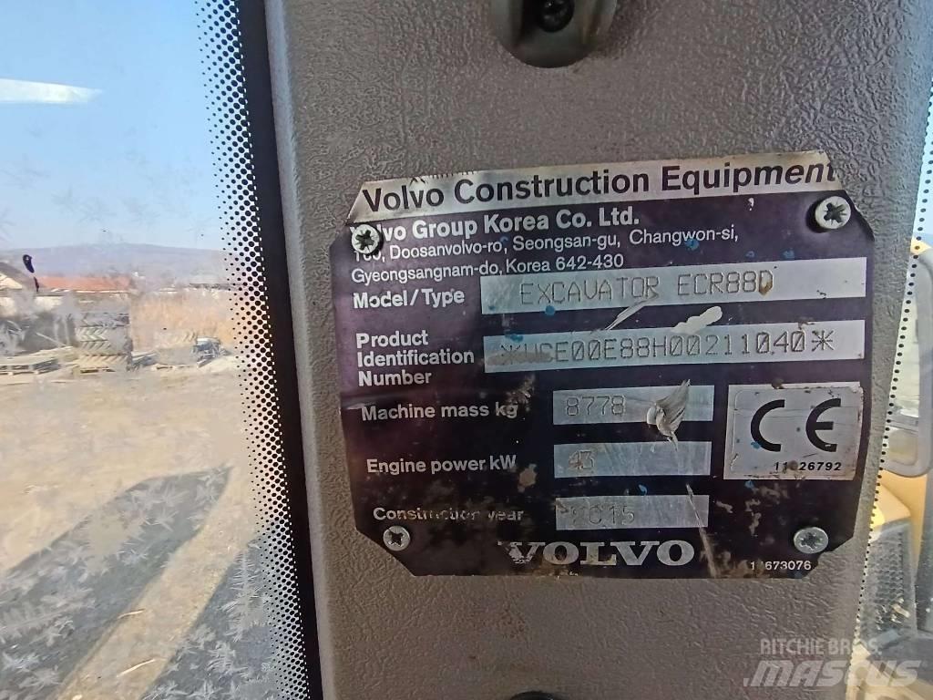 Volvo ECR 88 D Midi rýpadla 7t - 12t