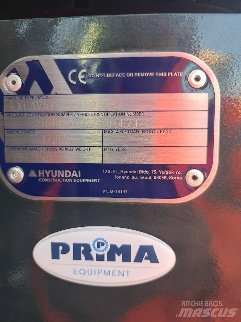 Hyundai HX260AL Pásová rýpadla