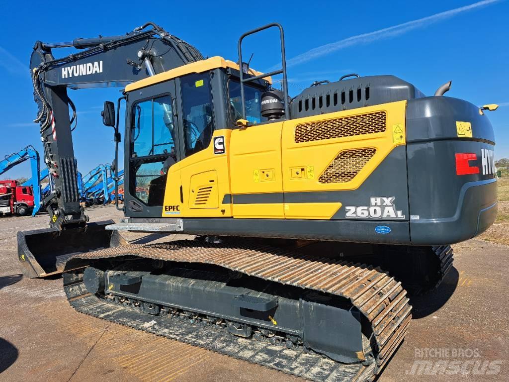 Hyundai HX260AL Pásová rýpadla