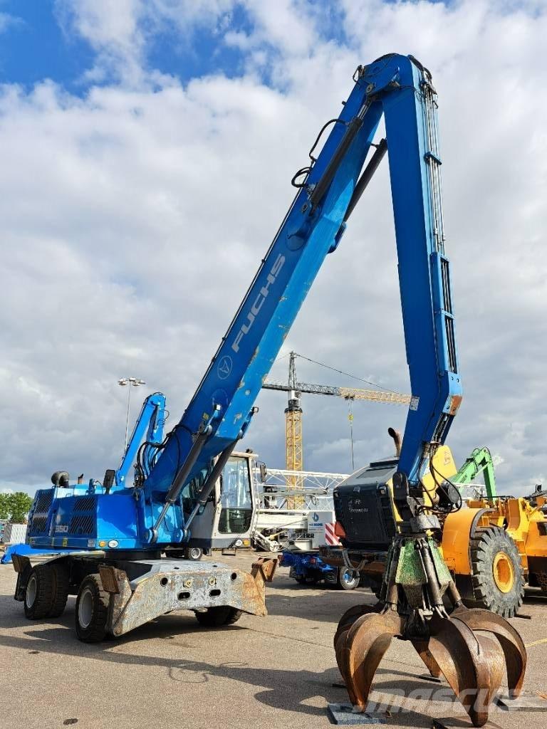 Fuchs MHL350E + Polyp Stroje pro manipulaci s odpadem