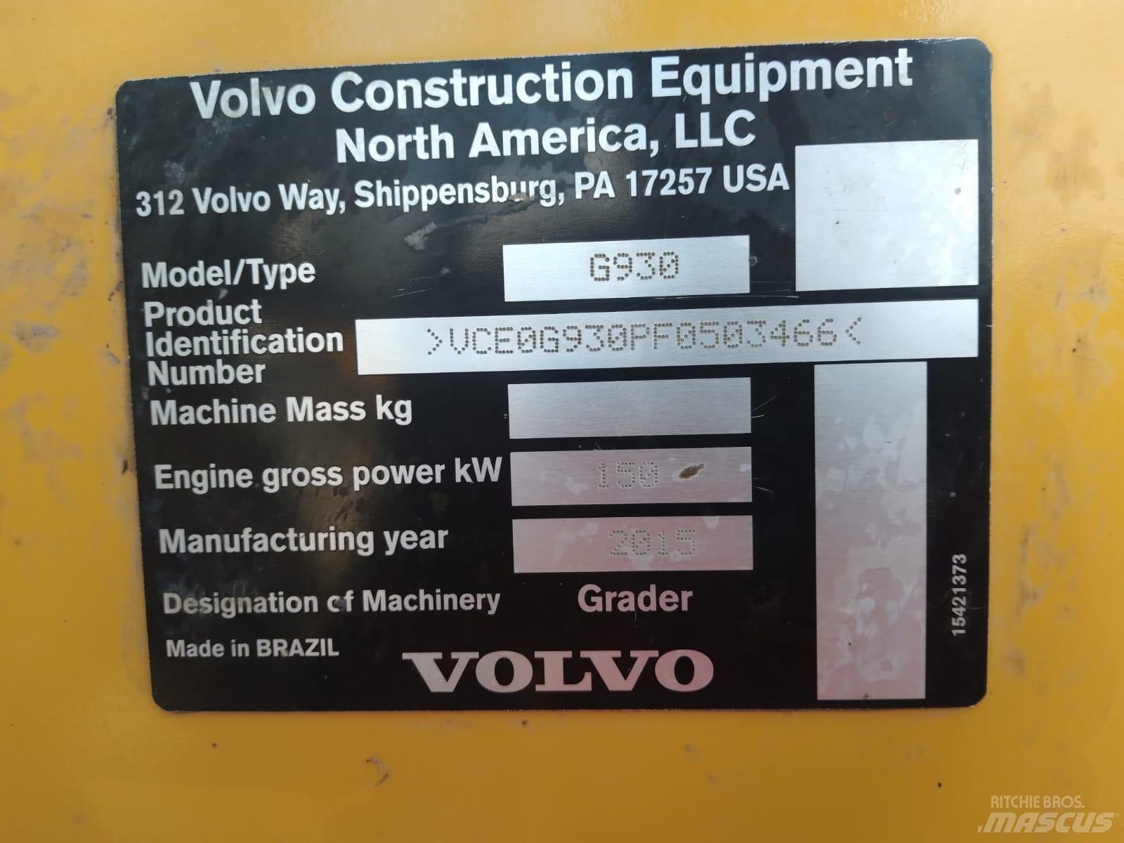 Volvo G 930 Grejdry