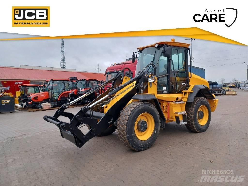 JCB 411 Kolové nakladače