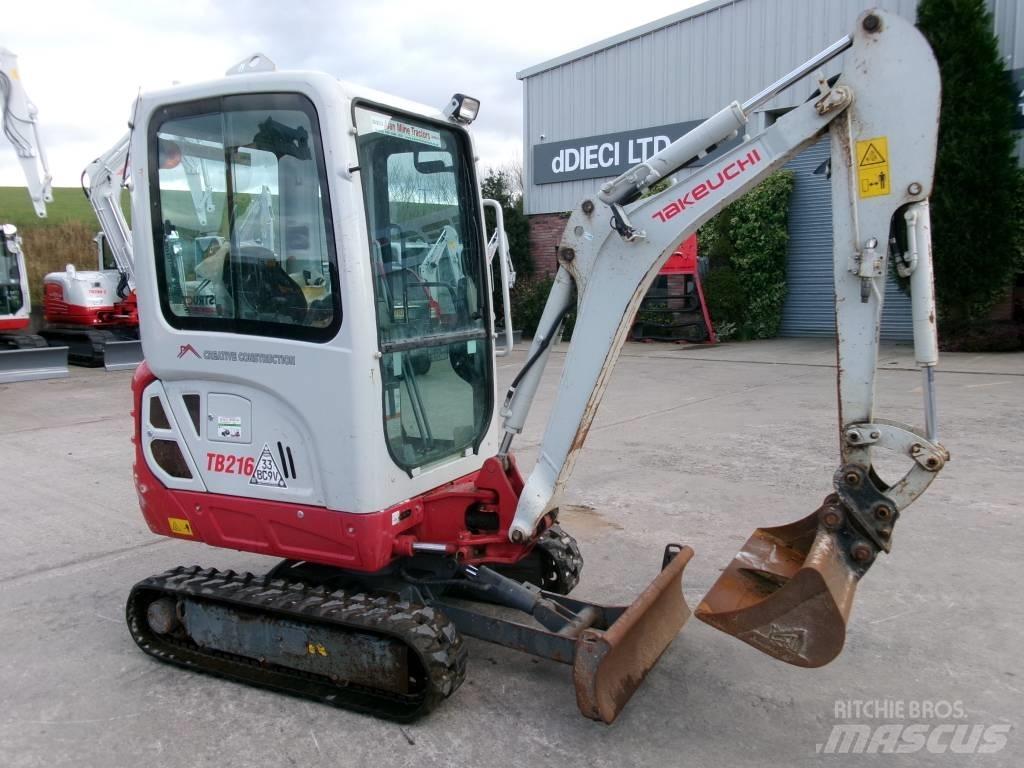 Takeuchi TB 216 Mini rýpadla < 7t