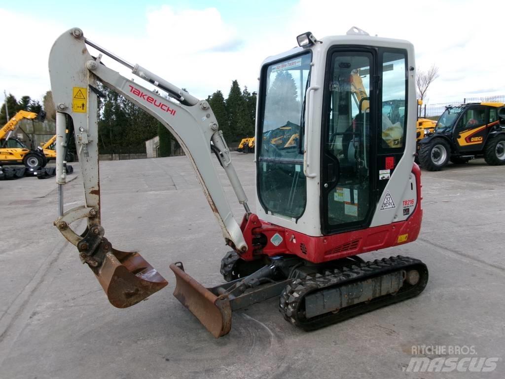 Takeuchi TB 216 Mini rýpadla < 7t