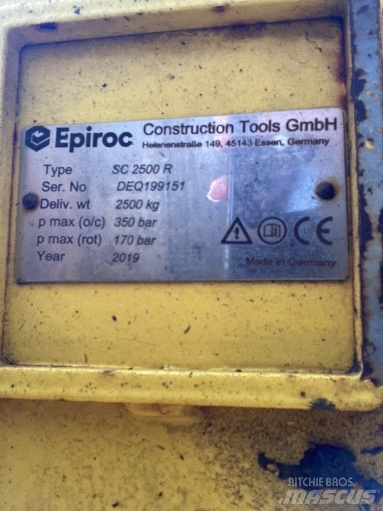 Epiroc SC2500 Frézy, nůžky