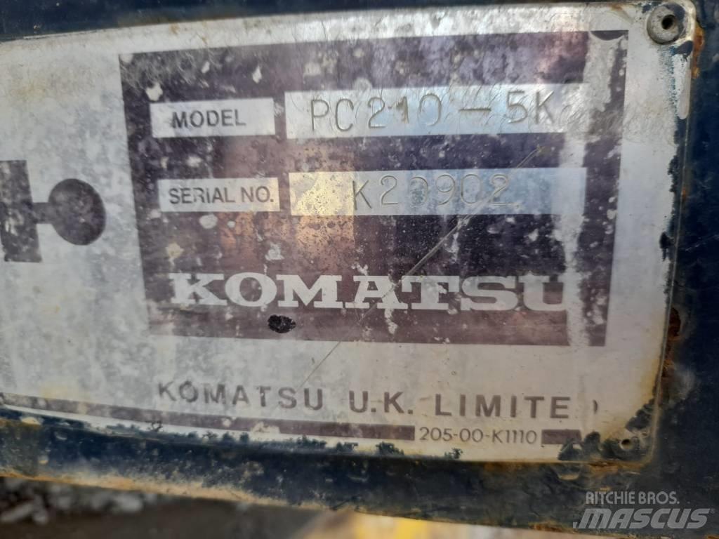 Komatsu PC 210-5 Pásová rýpadla
