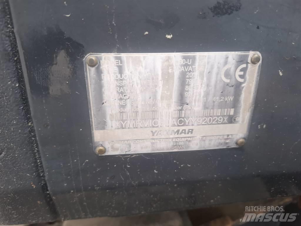 Yanmar Vio 80 U Midi rýpadla 7t - 12t
