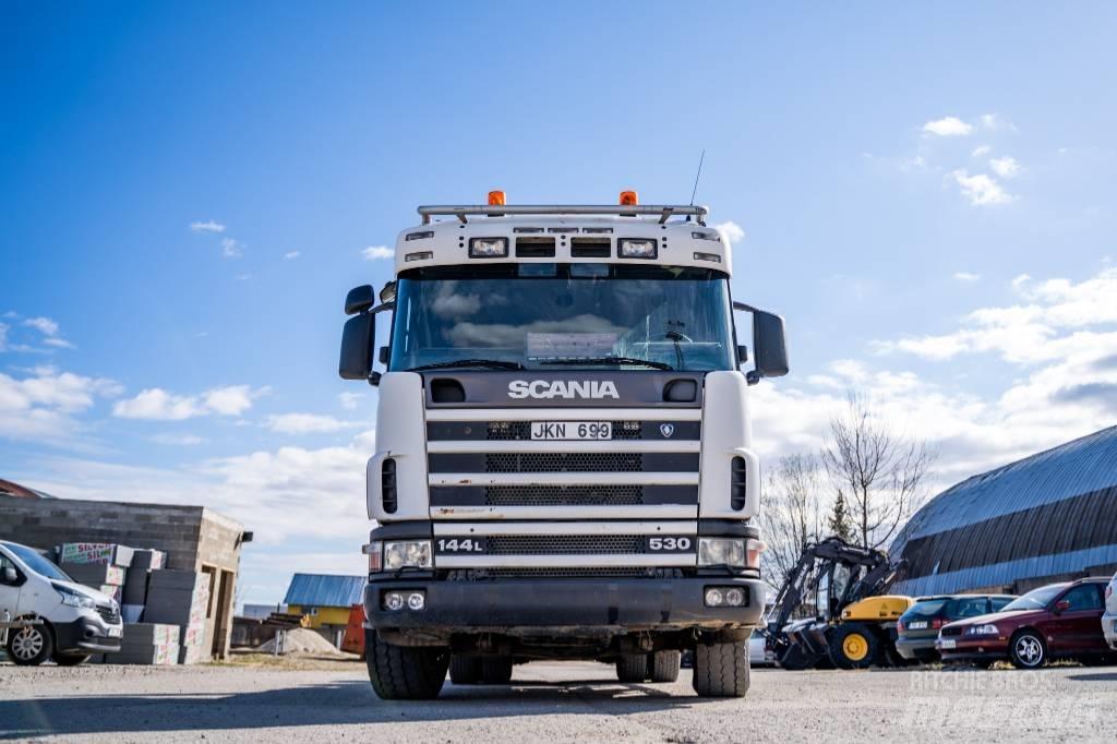 Scania R 144 GB Hákový nosič kontejnerů
