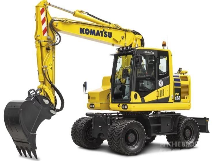 Komatsu PW158-11E0 Kolová rýpadla