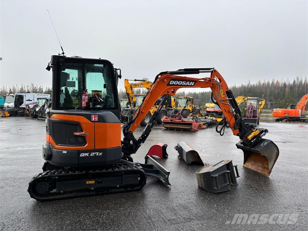 Doosan DX27Z-7 Mini rýpadla < 7t