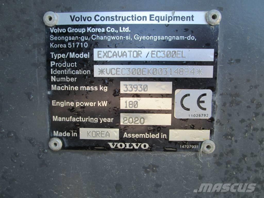 Volvo EC 300 EL Pásová rýpadla
