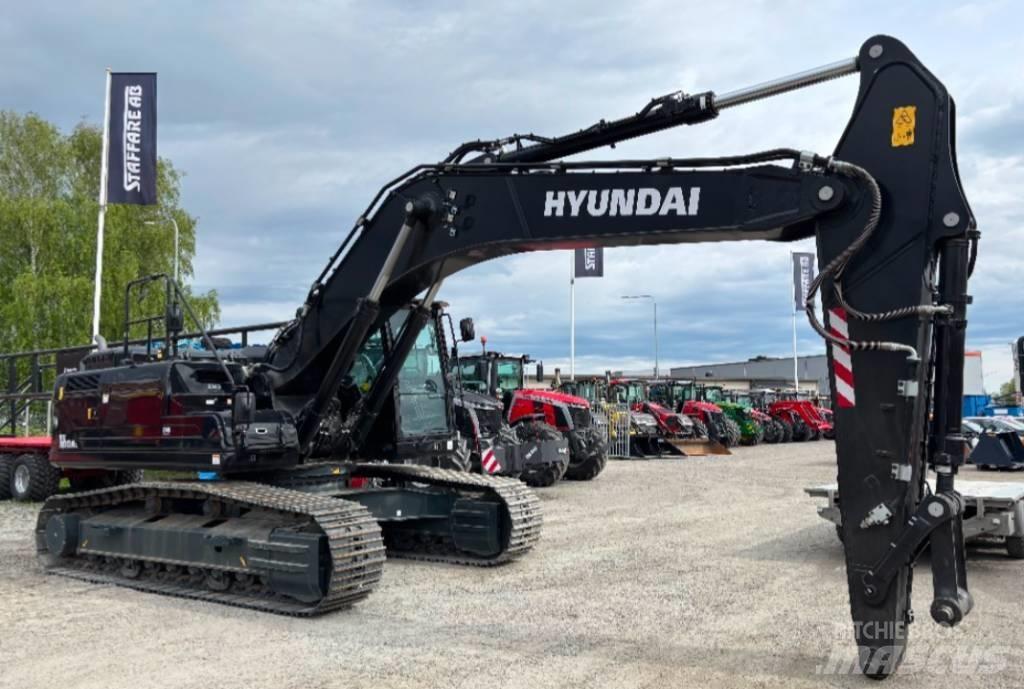 Hyundai HX 300 AL Pásová rýpadla