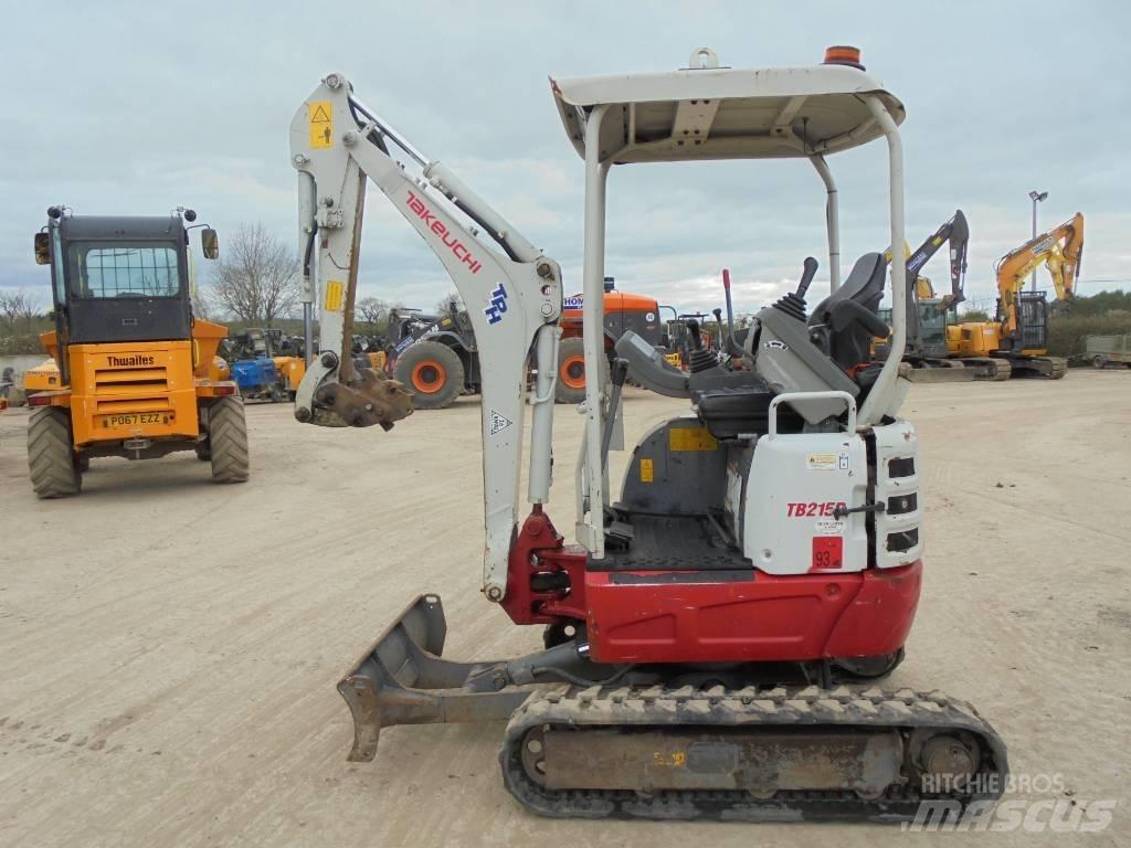 Takeuchi TB215R Mini rýpadla < 7t
