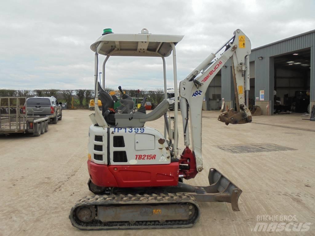 Takeuchi TB215R Mini rýpadla < 7t