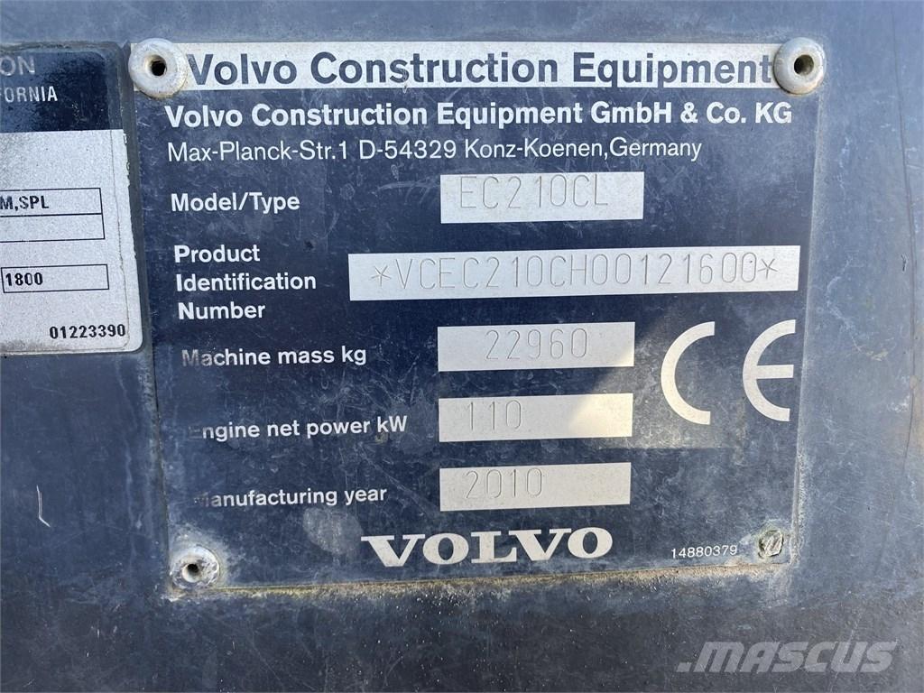 Volvo EC 210 C L Pásová rýpadla