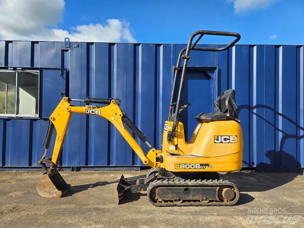 JCB 8008 CTS 3 Bkts Mini rýpadla < 7t