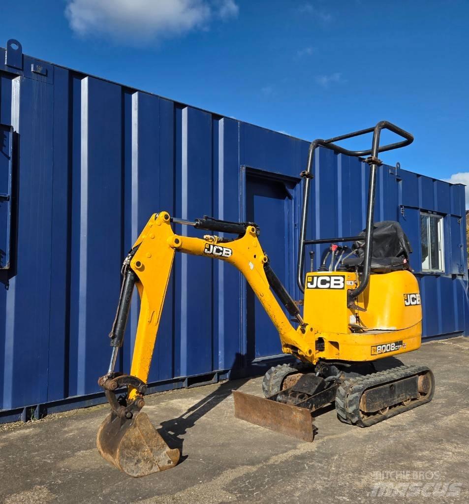 JCB 8008 CTS 3 Bkts Mini rýpadla < 7t
