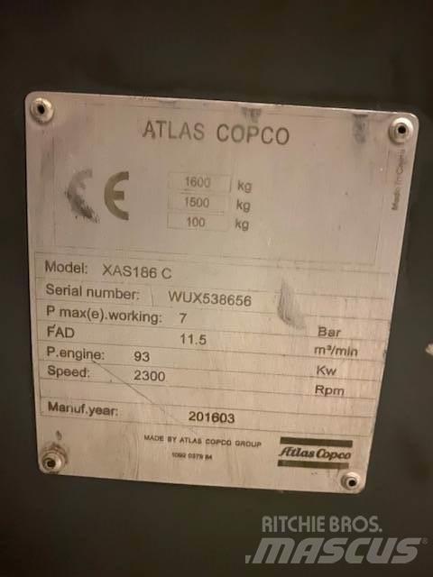 Atlas Copco XAS 186 Kompresory