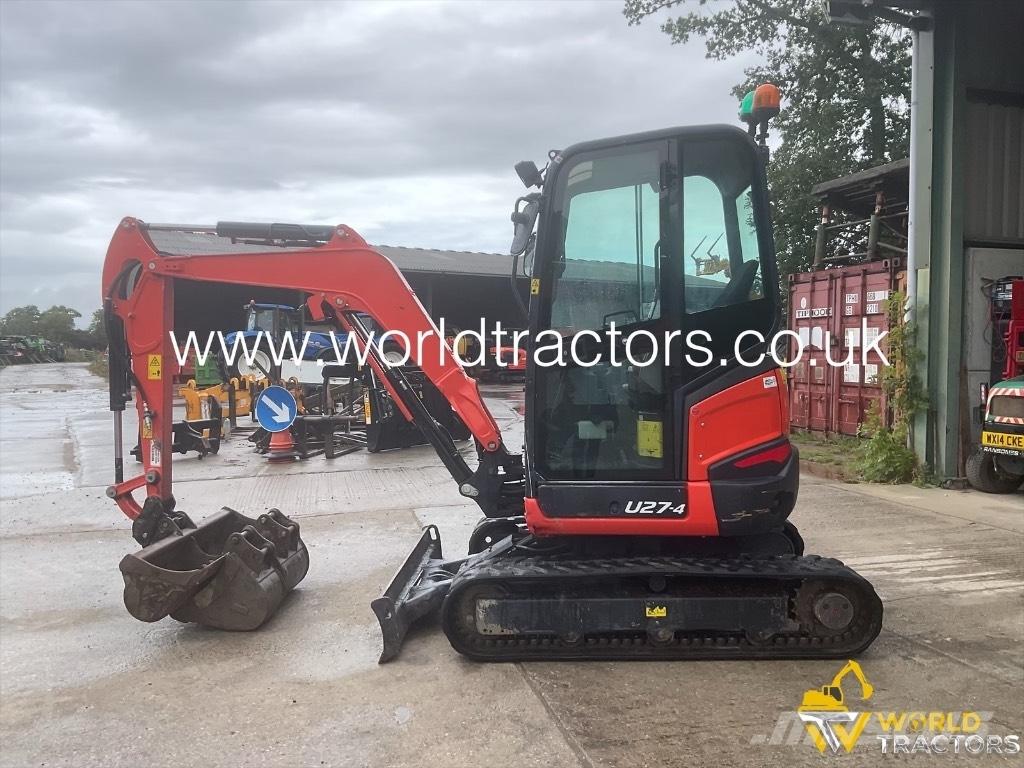 Kubota U 27-4 Mini rýpadla < 7t